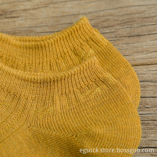 candy color women's no show cotton ankle socks
